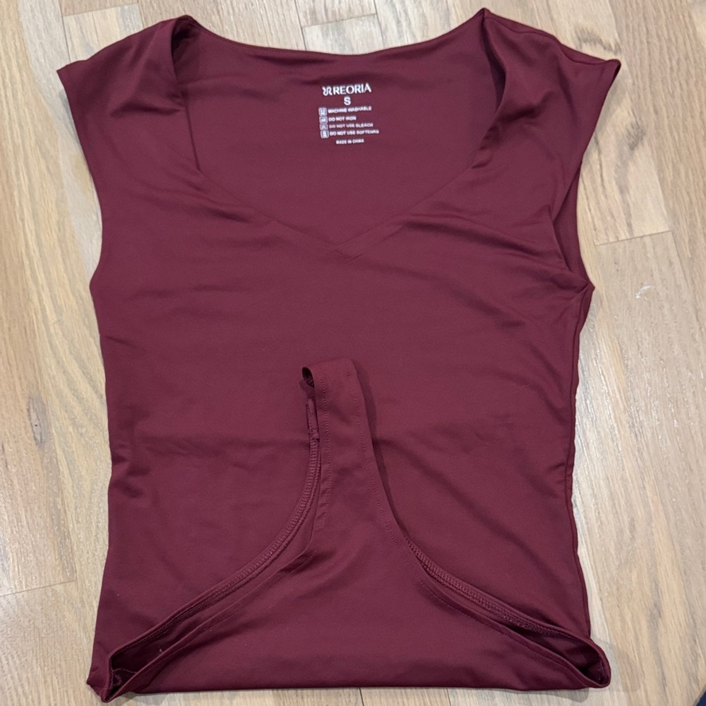 Burgundy Bodysuit